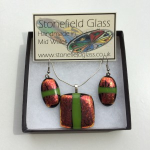 Dichroic Fused Glass Jewellery      
